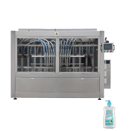100-1200ml 충전 용량 더블 헤드 추적 세탁 세제 샴푸 액체 충전 기계 